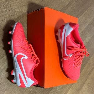 Nike Hot Lava/White Soccer Cleats